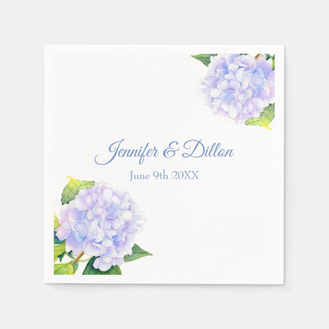 Hydrangea Napkin (Front)