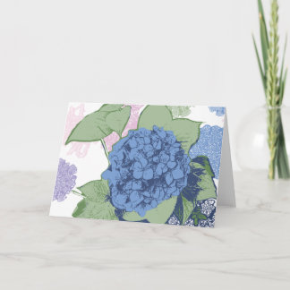 Hydrangea Note Card