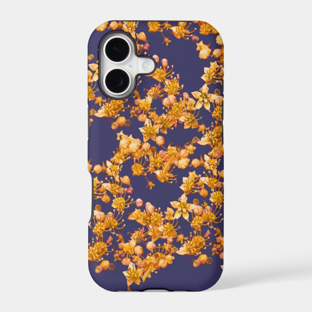 hydrangea orange and navy (Back)