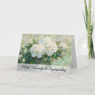 *~* Hydrangea Painting TV2 Sympathy Love Light Card