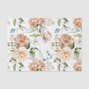 Hydrangea Peonies 1600s Dutch Still Life Art Tissue Paper