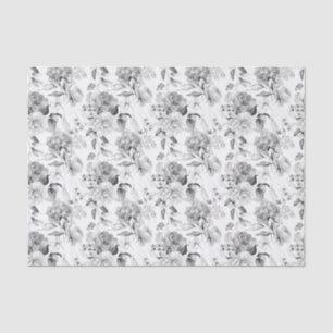 Hydrangea, Peonies, 1600s Dutch Still Life Art Tissue Paper