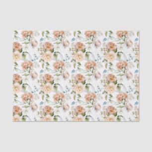 Hydrangea Peonies 1600s Dutch Still Life Floral Tissue Paper