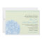 Hydrangea + Polka Dots Wedding Invitation