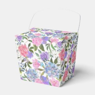 Hydrangea Print Party Treat Box