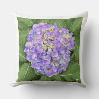 Hydrangea - Purple - Throw Pillow