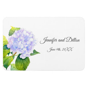 Hydrangea Rectangular Magnet