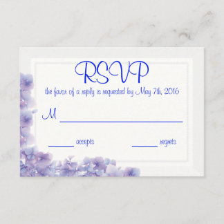 Hydrangea Response Card