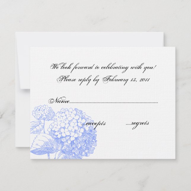 Hydrangea RSVP (Front)