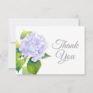 Hydrangea  thank you card