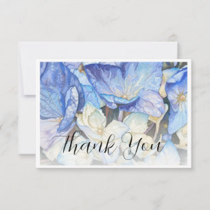 Hydrangea Thank You Card