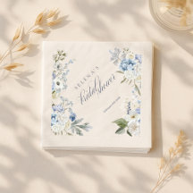 Hydrangea Thank You Card | Blue Floral Bridal Show