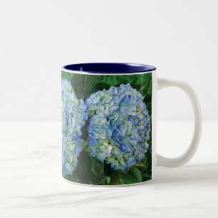 Hydrangea Two-Tone Coffee Mug
