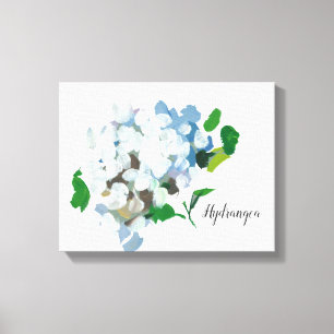 Hydrangea Watercolor Canvas Print