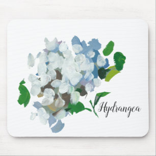 Hydrangea Watercolor Mouse Mat