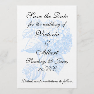 Hydrangea Wedding Invitation