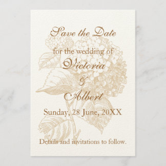 Hydrangea Wedding Invitation