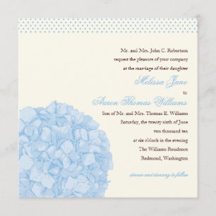 Hydrangea Wedding Invitation