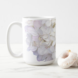 Hydrangea - White & Purple Blush - Mug