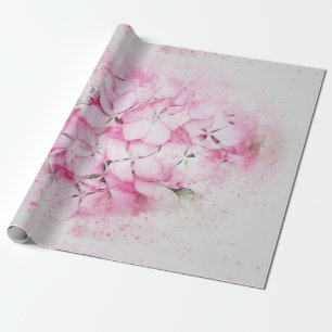 Hydrangea wrapping paper