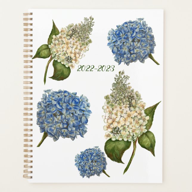 Hydrangea Yearly Planner (Front)