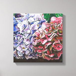 Hydrangeas 2010 canvas print