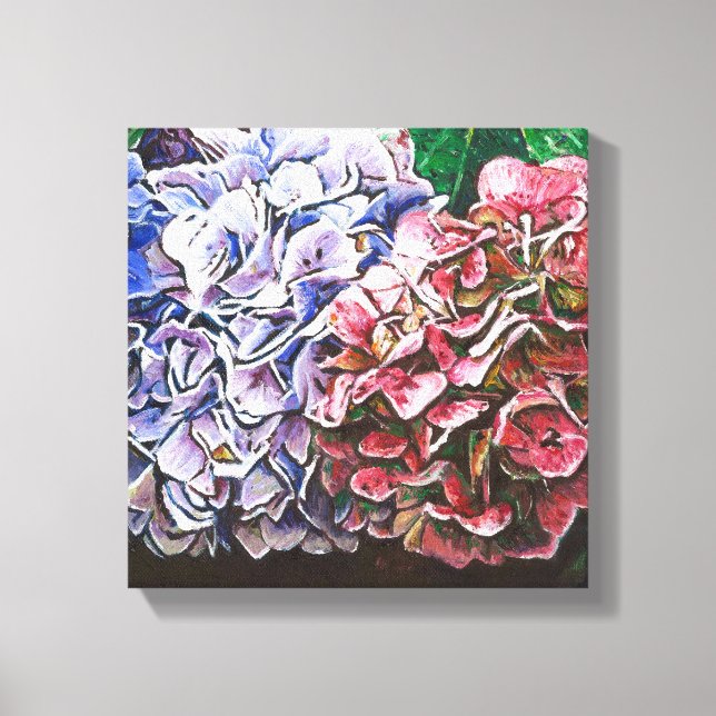 Hydrangeas 2010 canvas print (Front)