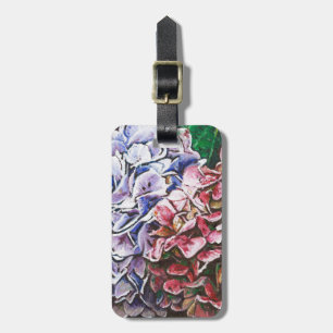 Hydrangeas 2010 luggage tag