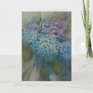 Hydrangeas  5 x 7 Thank You Card