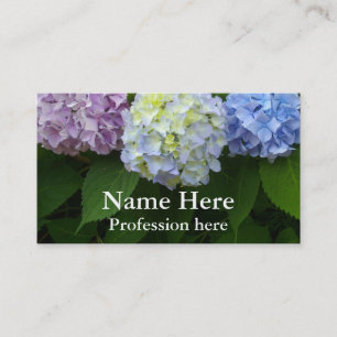 Hydrangeas - business card