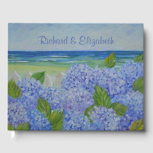 Hydrangeas By The Sea Guest Book