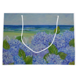 Hydrangeas By The Sea Large Gift Bag