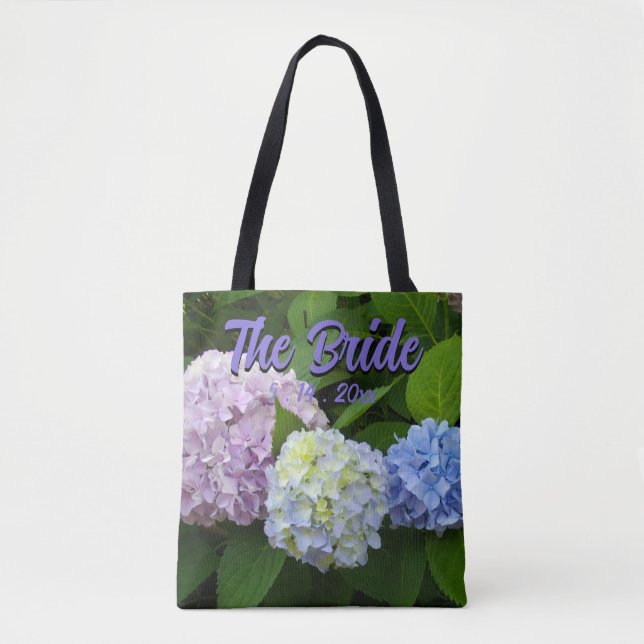 Hydrangeas, for the Bride Tote Bag (Front)