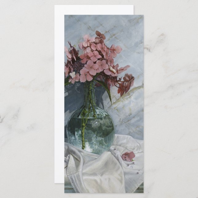 Hydrangeas in Sea Glass  (Front/Back)