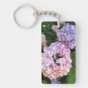 Hydrangeas Key Ring