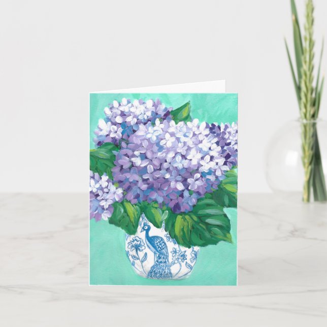 Hydrangeas of Lugano Card (Front)