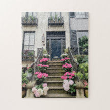 Hydrangeas on Gordon Street | Savannah Puzzle