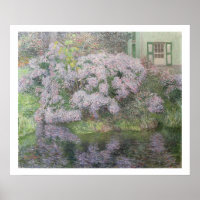 Hydrangeas on the banks of the River Lys, 1898 (oi