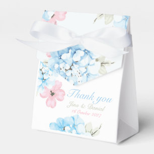 Hydrangeas Pastel Bloom Favour Box