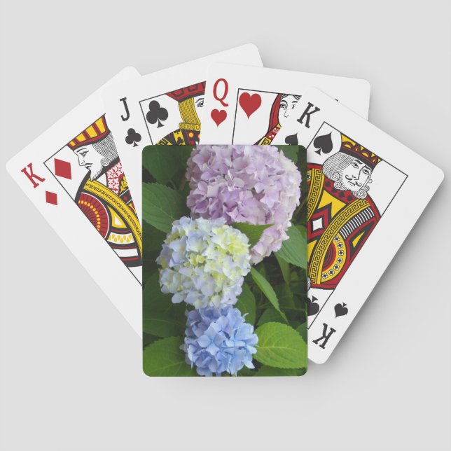 Hydrangeas Playing Cards (Back)