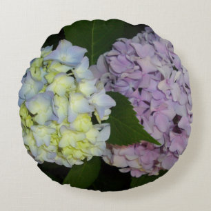 Hydrangeas Round Cushion
