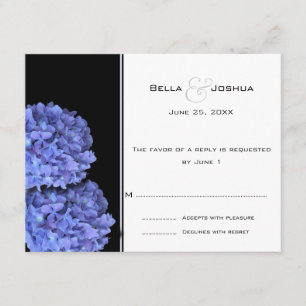 Hydrangeas RSVP Card