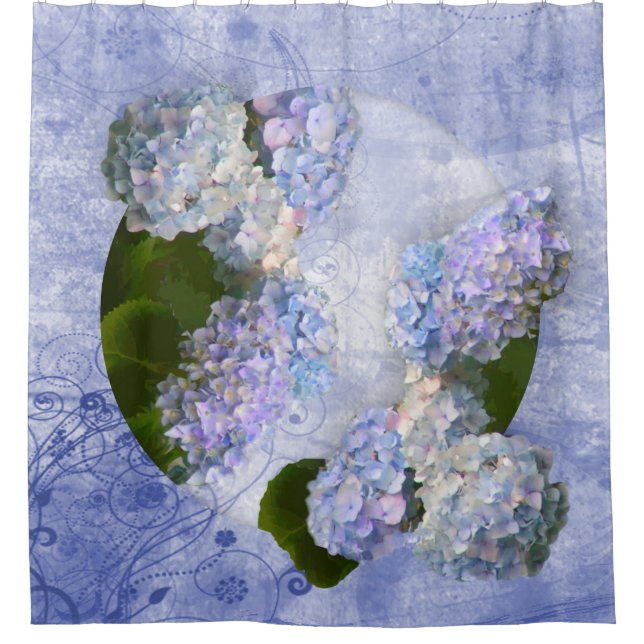 Hydrangeas Shower Curtain (Front)