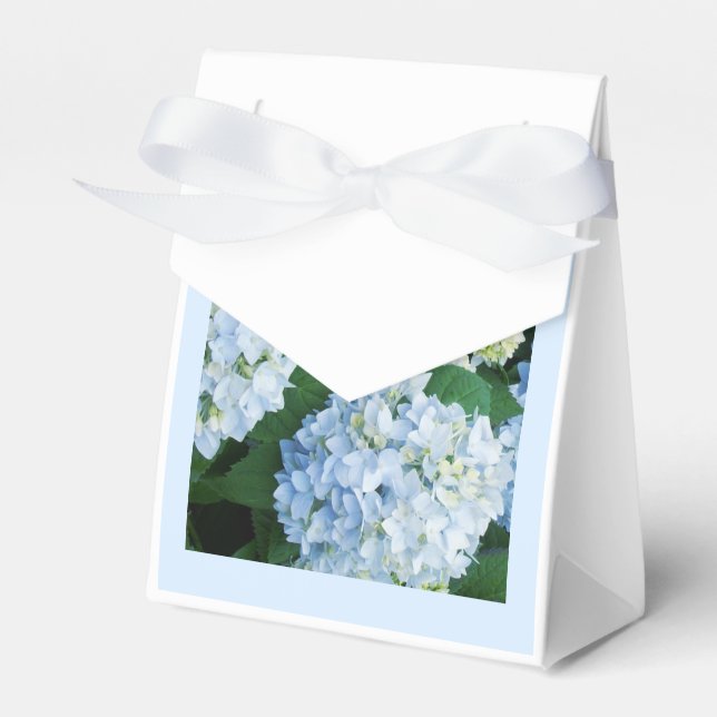 Hydrangeas Wedding Favour Box (Front Side)