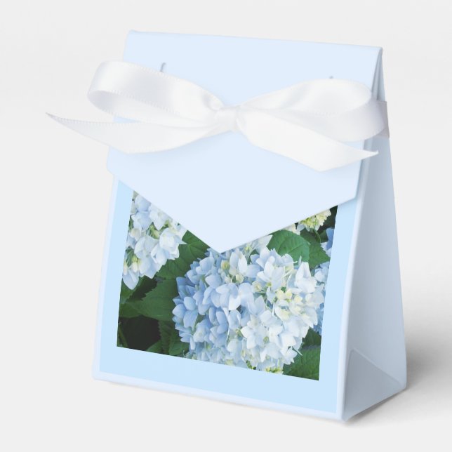 Hydrangeas Wedding Favour Box (Front Side)