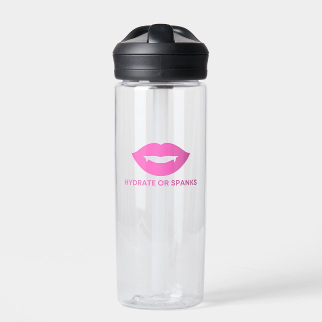 Hydrate Or Spanks Water Bottle (Front)
