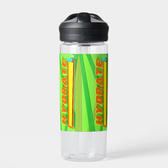 Hydrate water bottle (Front)