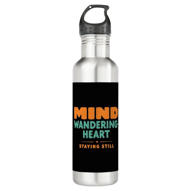  Hydrate Your Body, Inspire Your Mind! 710 Ml Water Bottle (Front)