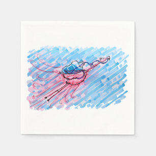 Hydrated Flamingo Napkin