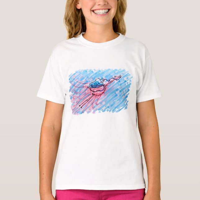 Hydrated Flamingo T-Shirt (Front)